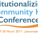 Advancing Maternal #HealthForAll at the 2017 Institutionalizing Community Health Conference