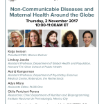 Event on 2 November | Launch of MHTF-PLOS Collection, “Non-Communicable Diseases and Maternal Health Around the Globe”